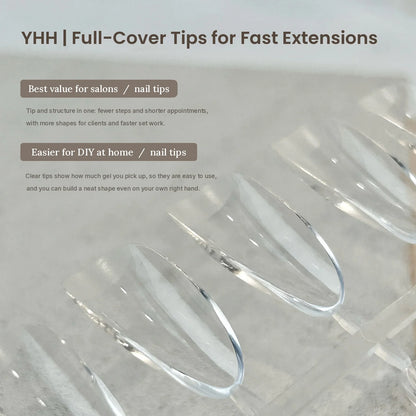 YHH full-cover tips explained for salons and for DIY at home