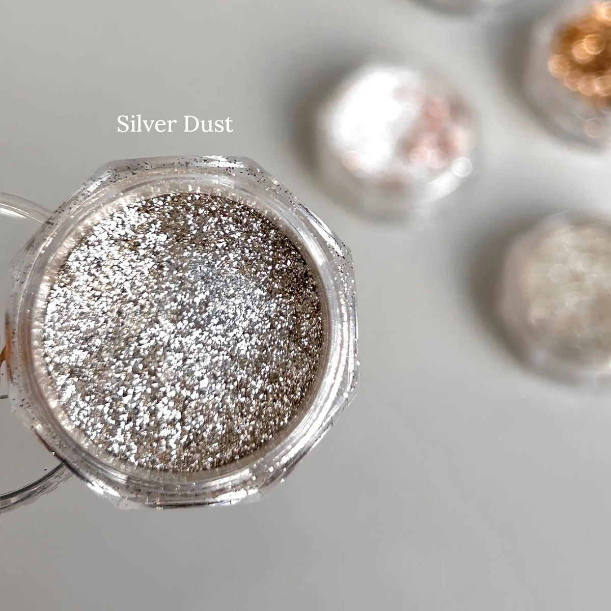 YHH Silver Dust fine silver glitter in a jar