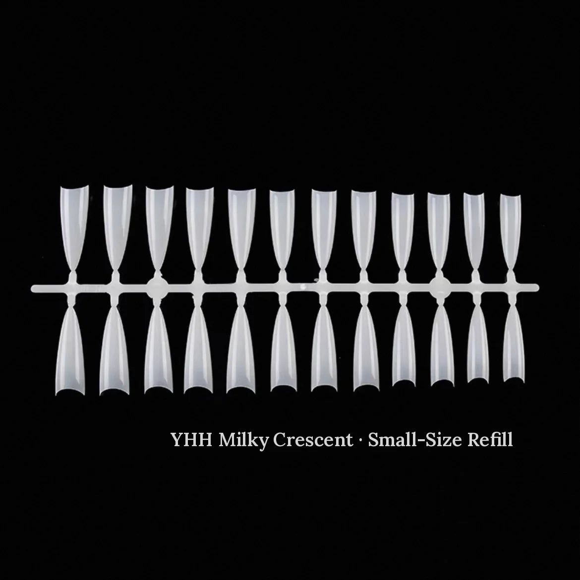 YHH milky crescent French small-size refill tips