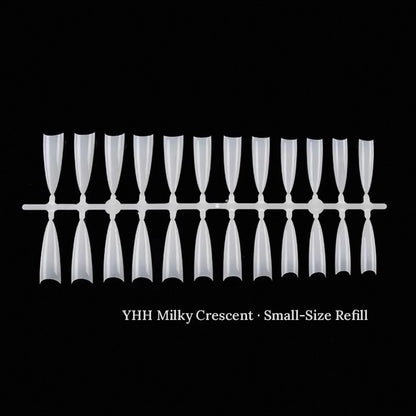 YHH milky crescent French small-size refill tips
