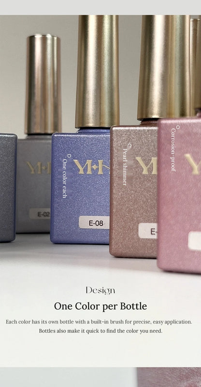 YHH Moonset Star Veil bottles: one color per bottle with built-in brush