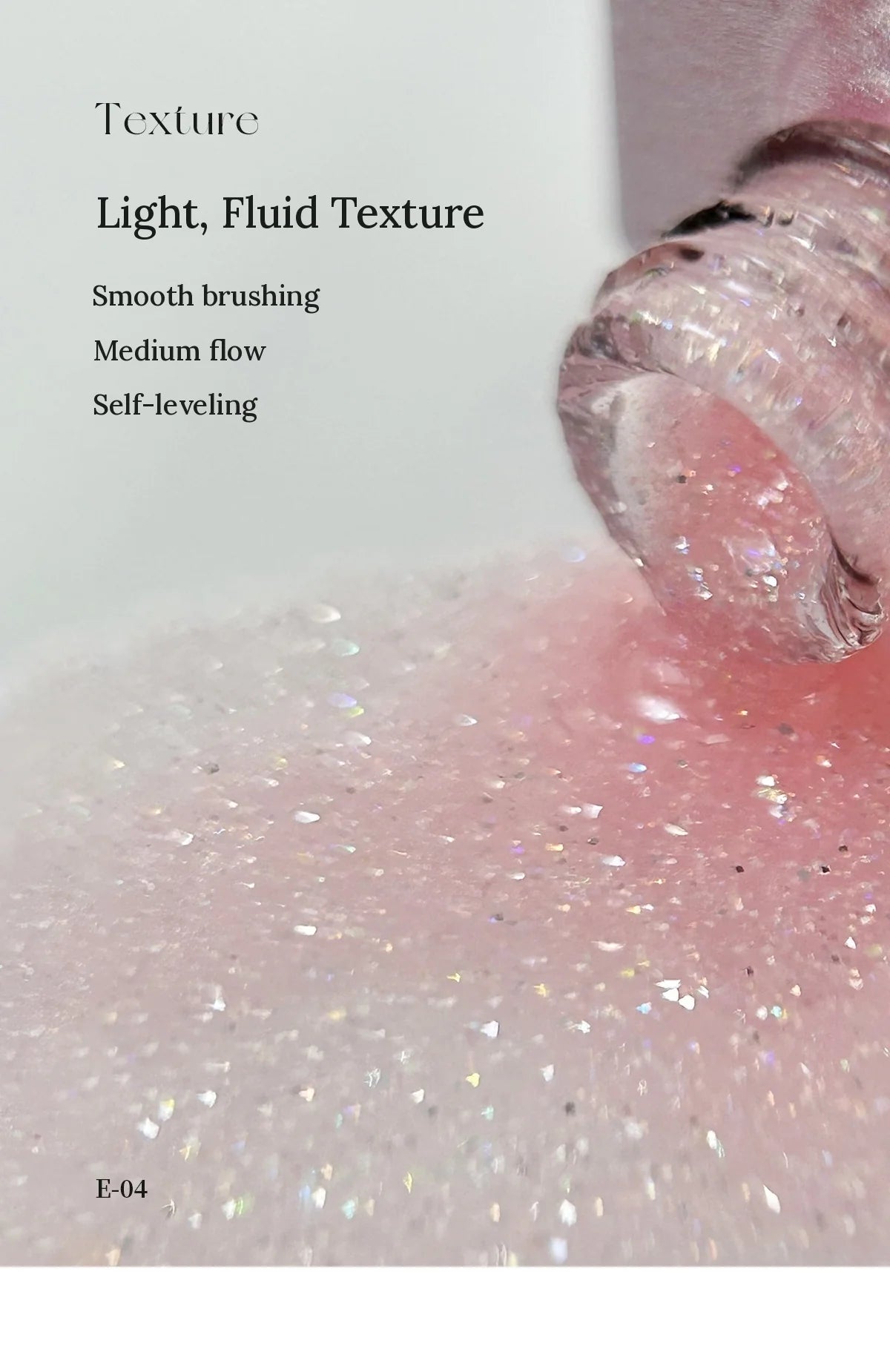 YHH Moonset Star Veil shimmer gel texture close-up