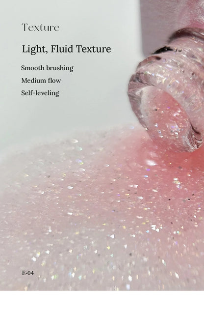 YHH Moonset Star Veil shimmer gel texture close-up