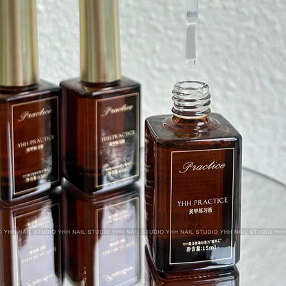 YHH practice liquid bottles with open neck and dropper